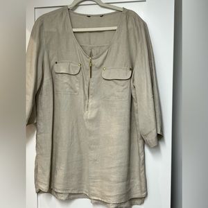 Linen tunic.